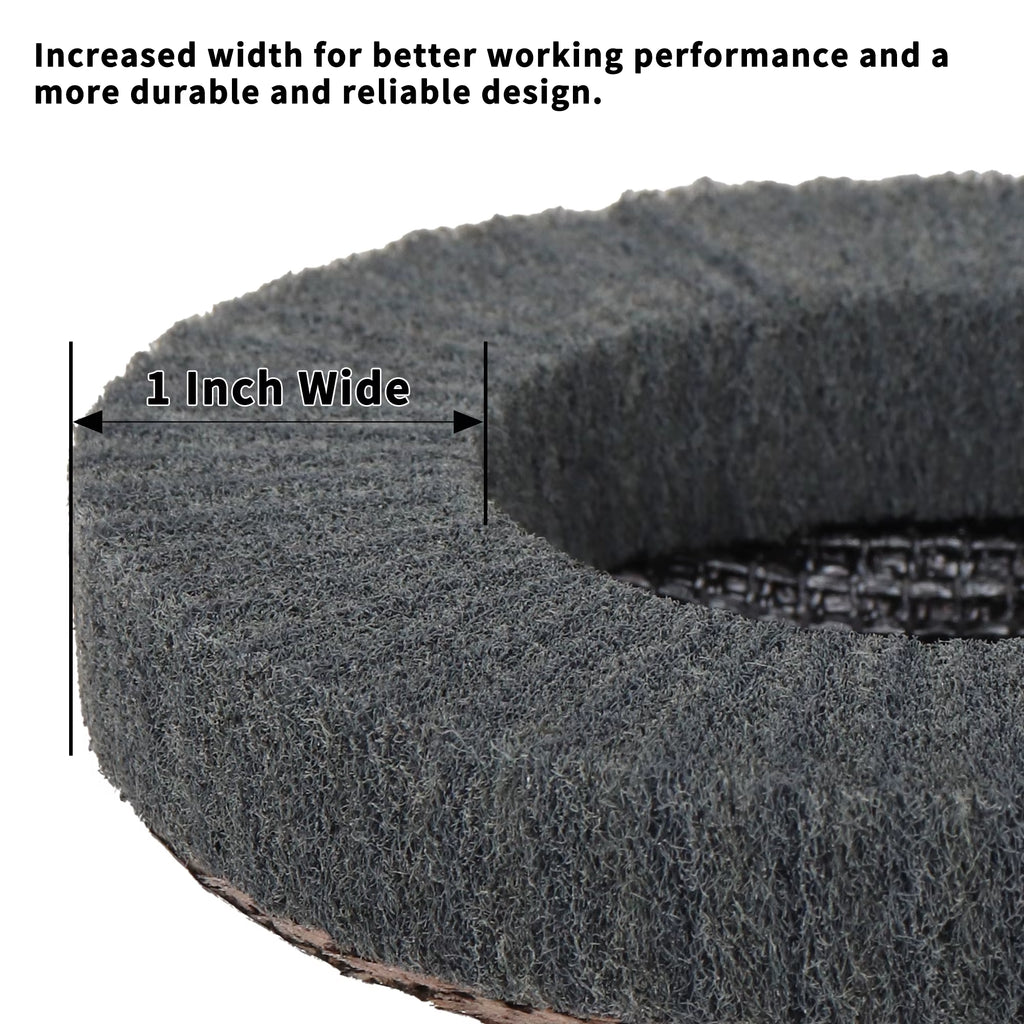 SIFANG 4/4.5/5 Inch 1PC Nylon Fiber Flap Polishing Wheel Disc 600 Grit for Angle Grinder for Wood Metal Buffing
