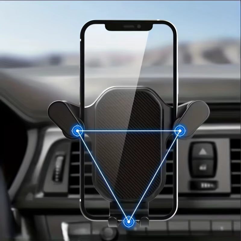 Car Phone Holder Car Air Vent Clip Mount Mobile Cell Stand Smartphone GPS Support for 4.7-6.7 Inch Mobile Devices