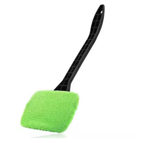 Car Windshield Cleaning Brush Tool – Interior Window Cleaner with Long Handle