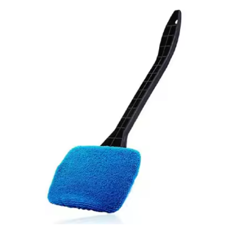 Car Windshield Cleaning Brush Tool – Interior Window Cleaner with Long Handle