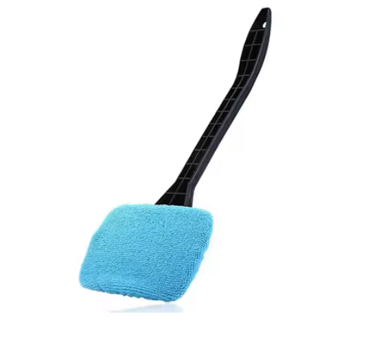 Car Windshield Cleaning Brush Tool – Interior Window Cleaner with Long Handle
