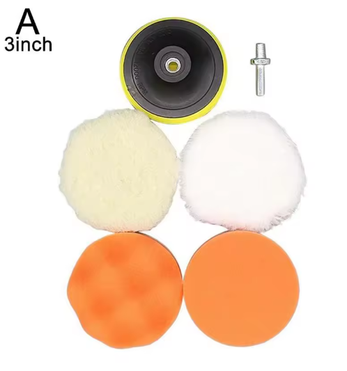 3/4'' Soft Wool Car Polishing Pad – Universal M10/M14 Machine Buffing Waxing Disc