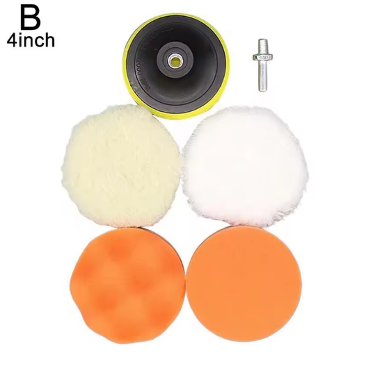 3/4'' Soft Wool Car Polishing Pad – Universal M10/M14 Machine Buffing Waxing Disc