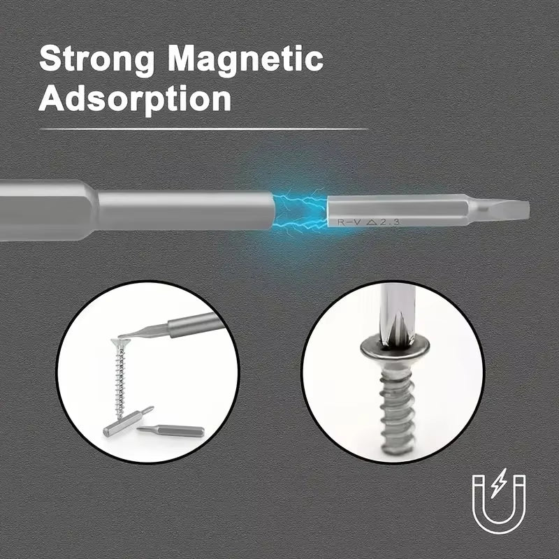 25 in 1 with 24 Piece Magnetic Precision Screwdriver Set Mini Pocket Screwdriver Set, Small Repair Set for Mobile Phone/Pc/Came